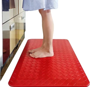 Anti-Fatigue Non-Slip Waterproof Heavy-Duty Floor Mat for Office, Kitchen, Workshop, and Commercial Use