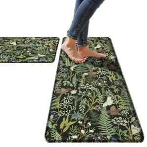 Anti-Fatigue PVC Kitchen Mat Soft Cushioned Non-Slip Waterproof Washable