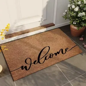 Anti-Fatigue PVC Soft Custom Logo Welcome Door Mat Floor Coil Indoor