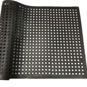 Anti-Fatigue Safety Rubber Mat with Holes for Outdoor Playground, Grass, and Water Garden