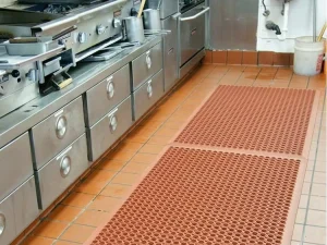 Anti-Fatigue Soft Eco-Friendly Rubber Kitchen Floor Mat Non-Slip Waterproof 12mm Thick Restaurant Commercial Use