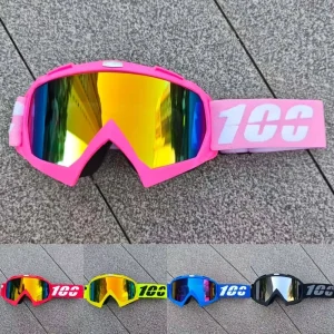 Anti-Fog Cycling Goggles with UV Protection, Replaceable PC Lenses, Lightweight Full-Rim Frame