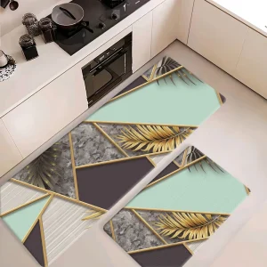 Anti-Fragmentation PVC Foam Kitchen Mats Dual-Sided Texture Customized