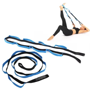 Anti-Gravity Yoga Belt Stretch Strap Loops Pilates Workout Leg Band Exercise Tension Rope