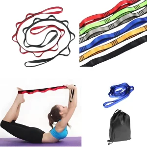 Anti-Gravity Yoga Strap Strong Nylon Tension Strap 15kg Maximum Breaking Load for Climbing, Pilates, and Yoga