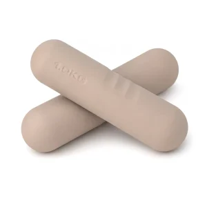 Anti-Roll Silicone Dumbbell 2kg Set 1kg Each Bar Textured Grip Fitness Weights Factory Manufacturer