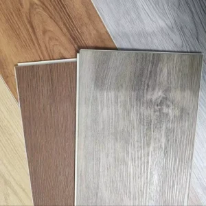 Anti-Scratch Eco-Friendly SPC Click Lock Flooring Waterproof Wood Grain Texture Residential Commercial Use Graphic Design