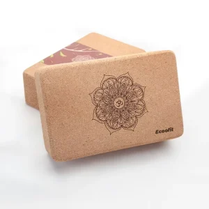 Anti Skid Cork Yoga Block Wedge for Dance and Leg Stretching
