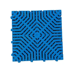 Anti-Slip 400*400*30mm PP Plastic Modular Interlocking Workshop Garage Floor Tiles