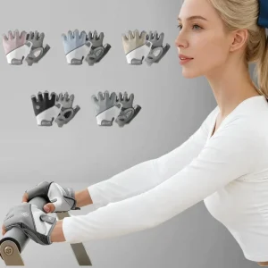 Anti-Slip Adjustable Half-Finger Weightlifting Gym Gloves