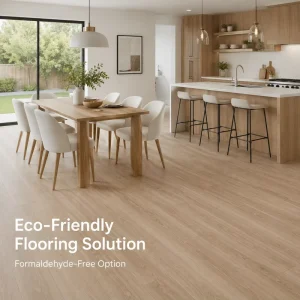 Anti-Slip Anti-Scratch Waterproof Fireproof SPC Flooring for Home Office Indoor Use