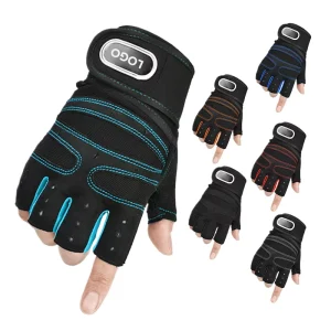 Anti-Slip Breathable Half-Finger Fitness Gloves for Cycling and Powerlifting
