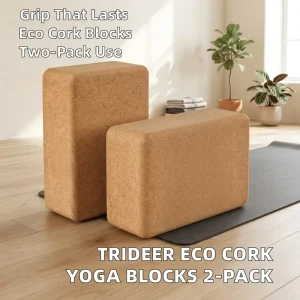 Anti-Slip Cork Yoga Block 3 x 6 x 9