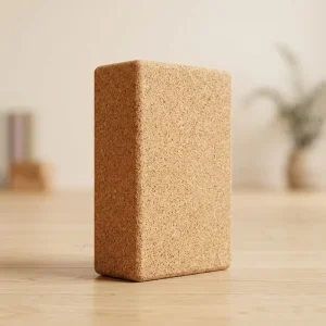 Anti-Slip Cork Yoga Block 3 x 6 x 9