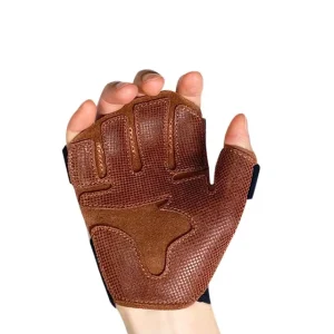 Anti Slip Cowhide Fitness Gloves for Pull Up Horizontal Bar Training Weight Lifting Protective Gloves