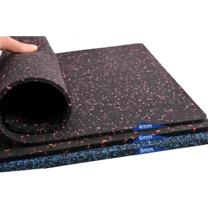 Anti-Slip EPDM Rubber Flooring Tiles Protective Gym Mats for Home Gym Fitness Playground Synthetic Rubber Rolls