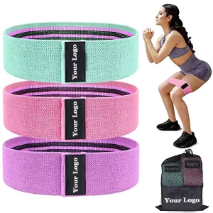 Anti-Slip Fabric Hip Circle Resistance Band for Women, Home Strength Training