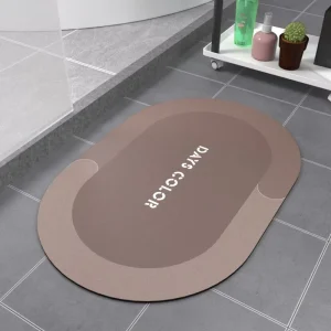 Anti-Slip Fast-Drying Absorbent Bath Mat for Bathroom and Kitchen