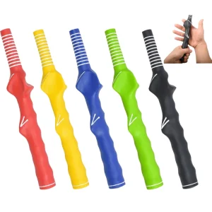 Anti-Slip Golf Rubber Hand Grip with Practice Bar Replacement Handle