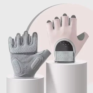 Anti-Slip Gym Exercise Weightlifting Fitness Women’s Half-Finger Gloves