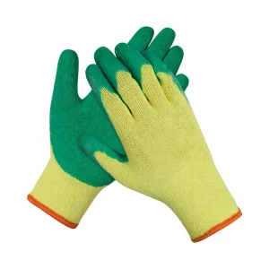 Anti-Slip Industrial Coated Crinkle Latex Work Gloves for Fitness and General Purpose