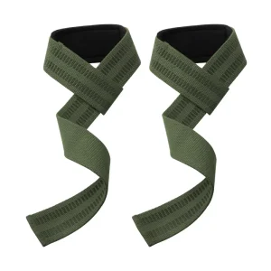 Anti Slip Neoprene Foam Padding Gym Dead Lift Powerlifting Wrist Support Barbell Lifting Straps