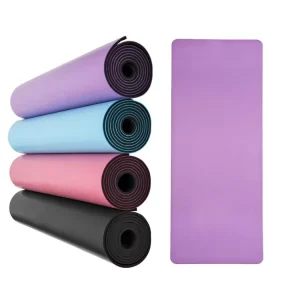 Anti-Slip PU Leather and Rubber Yoga Mat