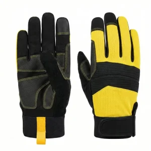Anti-Slip Palm Pad Touchscreen-Compatible Breathable Heavy-Duty Safety Gloves
