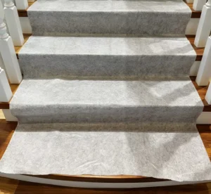 Anti-Slip Self-Adhesive Dense Fiber Floor Protection Mat for Home Decoration and Renovation