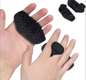 Anti-Slip Silicone Palm Grips with Quick Release for Weightlifting
