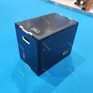 Anti-Slip Soft-Edge Black Plyo Box for Strength Training and Bouncing Workouts