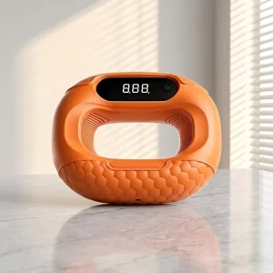 Anti-Slip Textured Silicone-Handle Digital Counting Hand Gripper with Automatic Rep Recording for Stress Relief