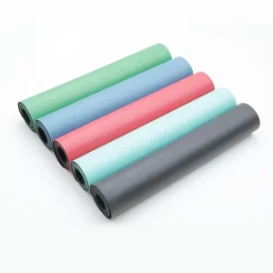 Anti Slip Thick Suede Rubber Yoga Mat Custom Logo Eco Friendly Natural Rubber PU Yoga Mat