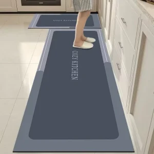Anti-Slip Waterproof Oil-Cleanable Stain-Resistant Kitchen Floor Mat