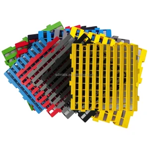 Anti-Slip Waterproof PVC 3mm Fireproof Indoor Interlocking Flooring for Supermarket Mall Warehouse Apartment