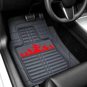 Anti-Slip Waterproof PVC Car Floor Mats Universal Fit All-Weather for Car SUV Truck Van