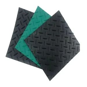 Anti-Slip Waterproof Willow Leaf Diamond Rubber Floor Mat Roll