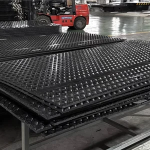 Anti-Static Moisture-Proof 100% Virgin HDPE Impact-Resistant Floor Protection Mat for Construction Sites, Custom