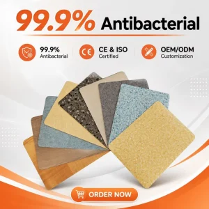 Anti-Static Seamless Vinyl Medical Flooring for Laboratories and ICUs