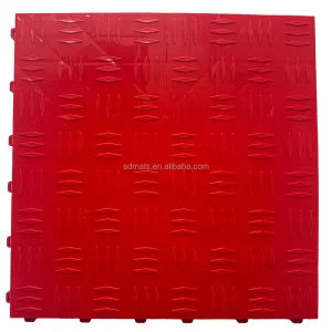 Anti-slip Eco-Friendly Anti-Corrosion Vinyl Floor Tiles for Workshop Hotel Use Industrial Grade 8mm Thickness Click Installation