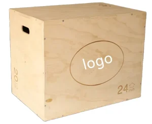 Anti-slip Plyometric Wooden Jump Box Gym Workout Plyo Box Conditioning