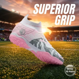 Anti slip Soccer Shoes for Mens Womens Training Cleats with Heavy Duty Rubber Outsole Athletic Wear Gear