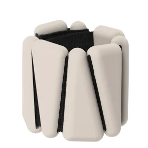 Apricot Pilates Silicone Wrist and Ankle Weights with Adjustable Buckle, Waterproof Soft Design