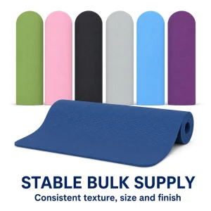 Arch Shaped TPE Pilates Mat Double Layer Anti Slip Yoga Fitness Mat for Studio Supplier
