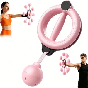 Arm Hula Ring Hand Cranked Arm Forearm Strength Training Focused Finger Strengthening with Wrist Ball