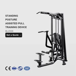 Assisted Pull-Up Machine Commercial Dip Trainer with Standing Counterweight