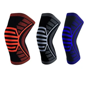 Athletes Sports Crashproof Antislip High Elasticity Knee Pad Long Sleeve