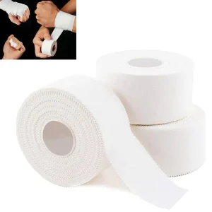Athletic Sports Tape Easy Tear No Sticky Residue for Athletes, Trainers, First Aid, Injury Wrap and Bats
