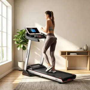 Auto Incline Electric Folding Treadmill Max Load 180kg Capacity Cardio Exercise Fitness Running 4.5HP Motor for Home Gym Use