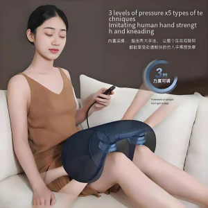 Automatic Leg Massager with Heat and Kneading Adjustable Intensity Zinc Battery for Muscle Relaxation and Fatigue Relief